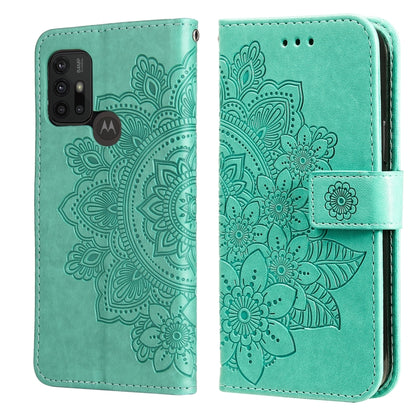 7-petal Flowers Embossing Pattern Horizontal Flip PU Leather Case with Holder & Card Slots & Wallet & Photo Frame, For Infinix Hot 9 / Note 7 Lite / X655C, For Tecno Pop 2 F / Pop 2 Power, For Infinix Smart 5 / Hot 10 Lite / X657, For Tecno Spark 6 Go ...