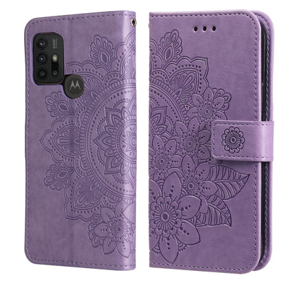 7-petal Flowers Embossing Pattern Horizontal Flip PU Leather Case with Holder & Card Slots & Wallet & Photo Frame, For Infinix Hot 9 / Note 7 Lite / X655C, For Tecno Pop 2 F / Pop 2 Power, For Infinix Smart 5 / Hot 10 Lite / X657, For Tecno Spark 6 Go ...