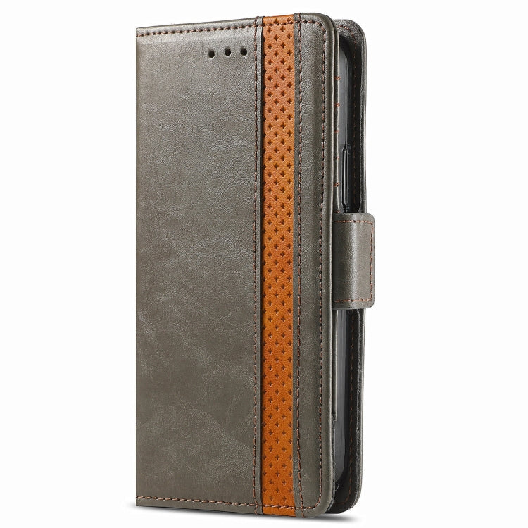 CaseNeo Business Splicing Dual Magnetic Buckle Horizontal Flip PU Leather Case with Holder & Card Slots & Wallet, For Google Pixel 5a 5G