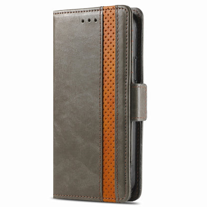 CaseNeo Business Splicing Dual Magnetic Buckle Horizontal Flip PU Leather Case with Holder & Card Slots & Wallet, For Google Pixel 5a 5G