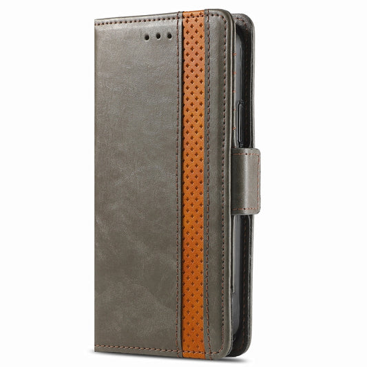 CaseNeo Business Splicing Dual Magnetic Buckle Horizontal Flip PU Leather Case with Holder & Card Slots & Wallet, For Google Pixel 5a 5G
