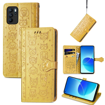 Lovely Cat and Dog Embossing Pattern Horizontal Flip Leather Case , with Holder & Card Slots & Wallet & Cartoon Clasp & Lanyard, For Google Pixel 5a 5G, For LG Velvet 2 Pro, For Motorola Edge 20 Pro, For OPPO Reno6 Z, For OPPO Realme C20               ...