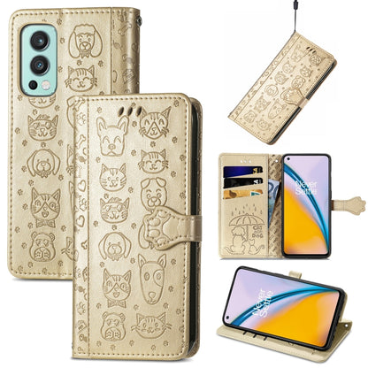 Lovely Cat and Dog Embossing Pattern Horizontal Flip Leather Case , with Holder & Card Slots & Wallet & Cartoon Clasp & Lanyard, For Google Pixel 5a 5G, For LG Velvet 2 Pro, For Motorola Edge 20 Pro, For OPPO Reno6 Z, For OPPO Realme C20               ...