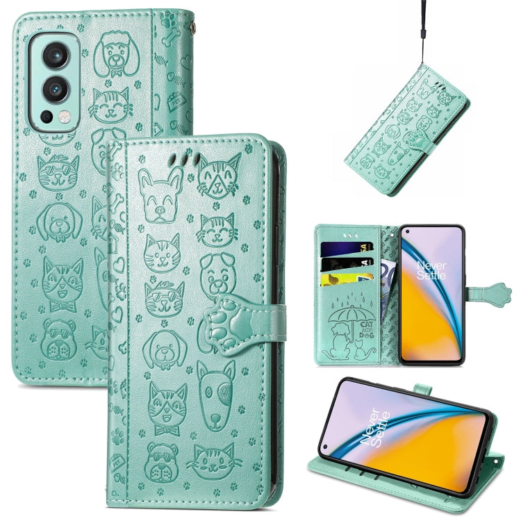 Lovely Cat and Dog Embossing Pattern Horizontal Flip Leather Case , with Holder & Card Slots & Wallet & Cartoon Clasp & Lanyard, For Google Pixel 5a 5G, For LG Velvet 2 Pro, For Motorola Edge 20 Pro, For OPPO Reno6 Z, For OPPO Realme C20               ...