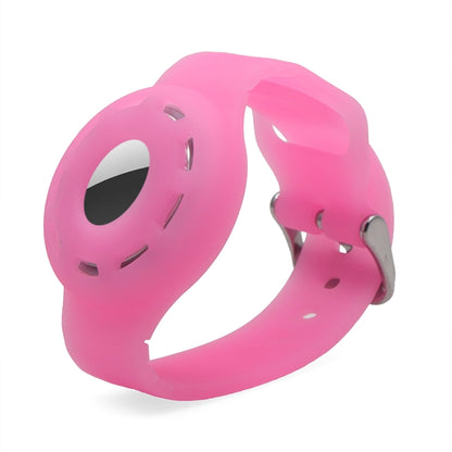 Anti-scratch Shockproof Silicone Bracelet Strap Protective Cover Case, For AirTag
