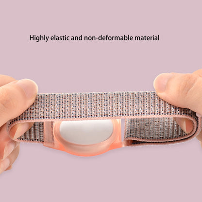 Anti-scratch Shockproof Nylon Bracelet Strap TPU Protective Cover Case, For AirTag