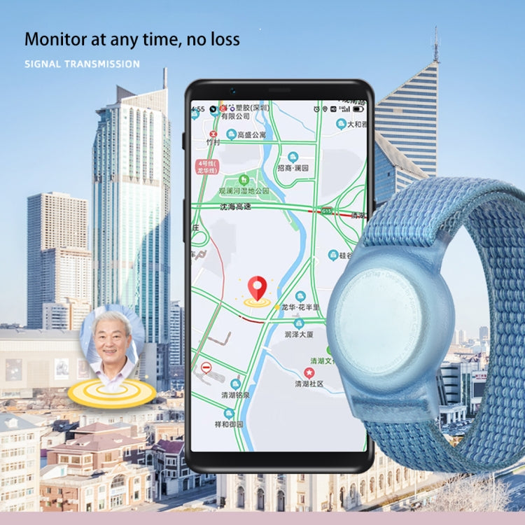 Anti-scratch Shockproof Nylon Bracelet Strap TPU Protective Cover Case, For AirTag