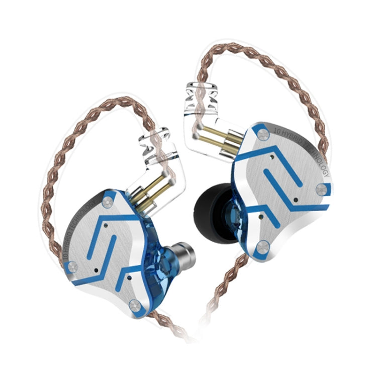 KZ ZS10 Pro 10-unit Ring Iron Gaming In-ear Wired Earphone,, ZS10 Pro Standard Version(Purple), ZS10 Pro Mic Version(Black), ZS10 Pro Standard Version(Diamond Blue), ZS10 Pro Mic Version(Blue), ZS10 Pro Mic Version(Streamer Blue)�����������������������...