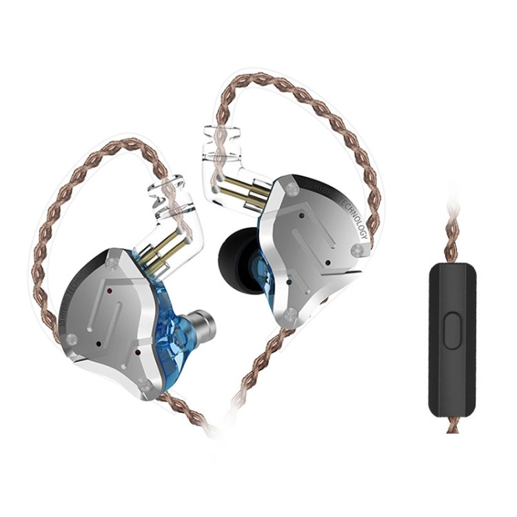 KZ ZS10 Pro 10-unit Ring Iron Gaming In-ear Wired Earphone,, ZS10 Pro Standard Version(Purple), ZS10 Pro Mic Version(Black), ZS10 Pro Standard Version(Diamond Blue), ZS10 Pro Mic Version(Blue), ZS10 Pro Mic Version(Streamer Blue)�����������������������...