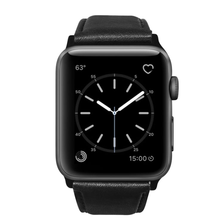 Oil Wax Genuine Leather Strap Watchband, For Apple Watch Series 8&7 41mm / SE 2&6&SE&5&4 40mm / 3&2&1 38mm, For Apple Watch Series 7 41mm / 6 & SE & 5 & 4 40mm / 3 & 2 & 1 38mm����������������������������������������������������������������������������...