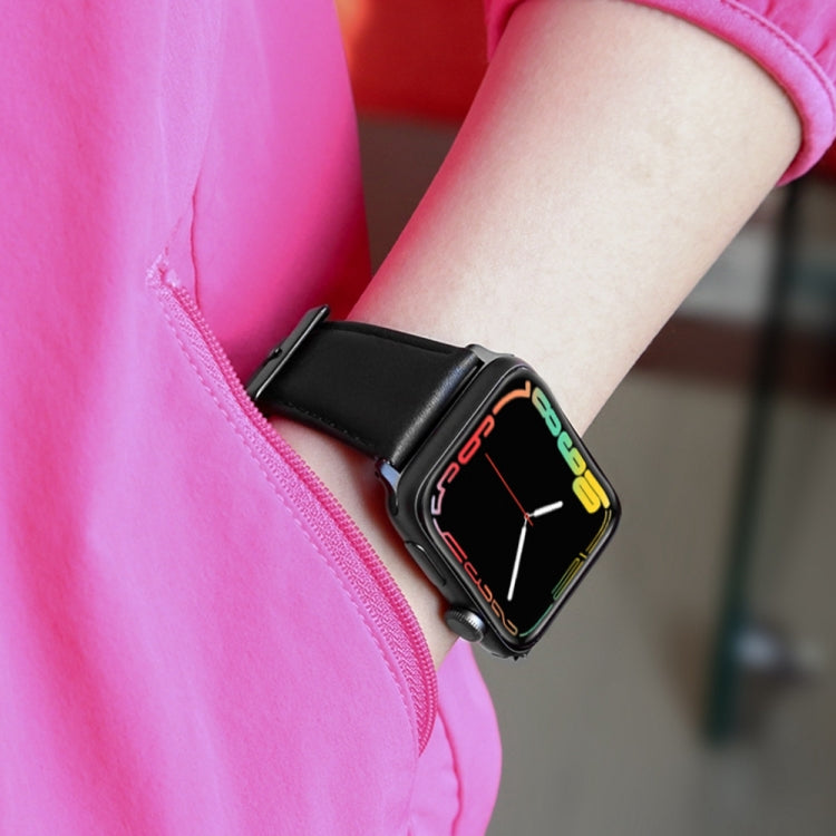 Oil Wax Genuine Leather Strap Watchband, For Apple Watch Series 8&7 41mm / SE 2&6&SE&5&4 40mm / 3&2&1 38mm, For Apple Watch Series 7 41mm / 6 & SE & 5 & 4 40mm / 3 & 2 & 1 38mm����������������������������������������������������������������������������...