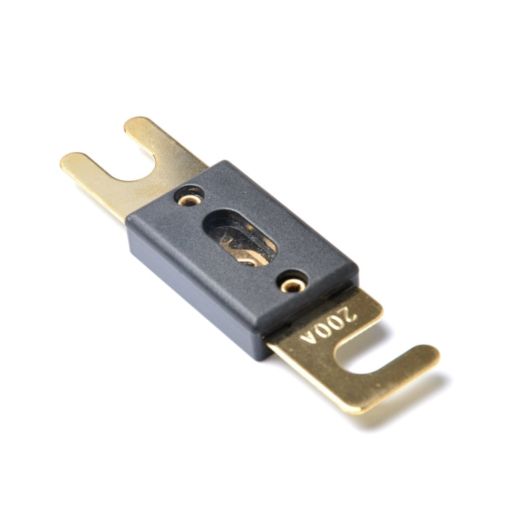 5 PCS 200A Gold-plated Large Forkbolt Car ANL Fuse, 200A