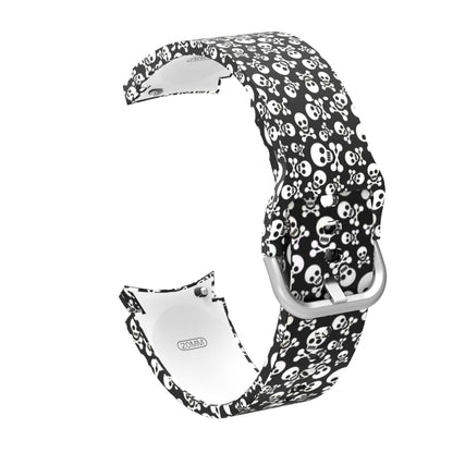 Silicone Printing Replacement Strap Watchband, For Samsung Galaxy Watch4 / Watch4 Classic