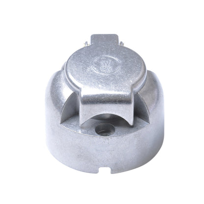 12V 7 Pin Round Plug Female Metal Trailer Adapter Connector Boat Carvan EU Plug, A0201