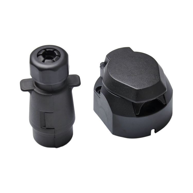 12V 7-pin Plastic Trailer Connector Socket + Plug EU, A0226