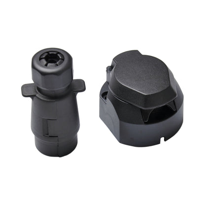 12V 7-pin Plastic Trailer Connector Socket + Plug EU, A0226