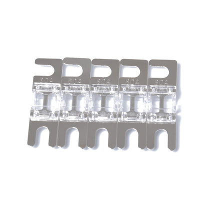 A0303 Blue 5 PCS Car Audio AFS Mini ANL 30A Fuse Nicked Plated, A0301 Green, A0302 Dark Orange, A0303 Blue, A0304 Transparent