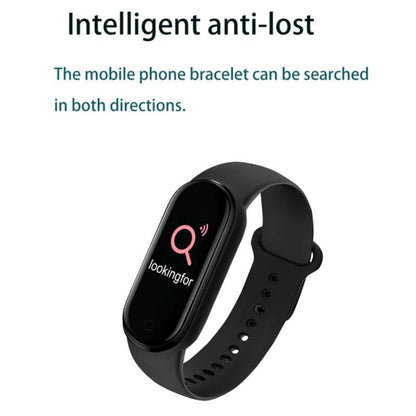 1M7 Sports Smart Bracelet, Support Heart Rate Monitoring & Blood Pressure Monitoring & Sleep Monitoring & Sedentary Reminder, Linear Charging, Magnetic Charging