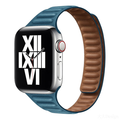 Slimming Loop Magnetic Replacement Watchband For Apple Watch Series, 7 41mm / 6&SE&5&4 40mm / 3&2&1 38mm, 7 45mm / 6&SE&5&4 44mm / 3&2&1 42mm