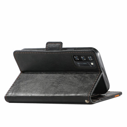 CaseNeo Business Splicing Dual Magnetic Buckle Horizontal Flip PU Leather Case with Holder & Card Slots & Wallet, For Blackview A100, For Infinix Note 10 Pro, For Oukitel C21 Pro, For OPPO Realme GT Master, For vivo V21, For ZTE Axon 30 5G             ...