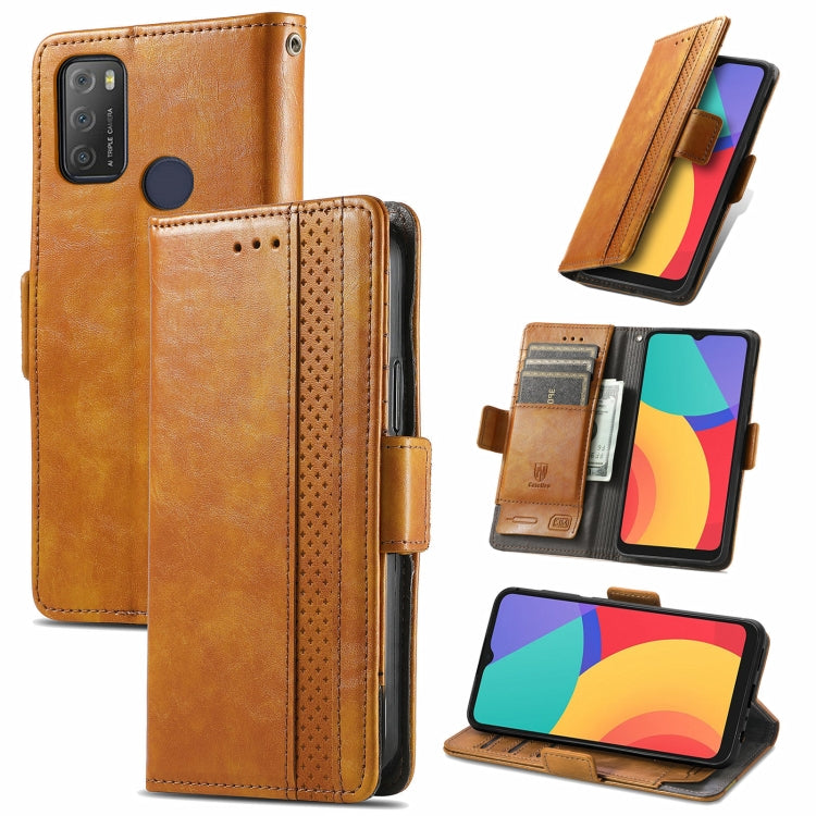 CaseNeo Business Splicing Dual Magnetic Buckle Horizontal Flip PU Leather Case with Holder & Card Slots & Wallet, For Blackview A100, For Infinix Note 10 Pro, For Oukitel C21 Pro, For OPPO Realme GT Master, For vivo V21, For ZTE Axon 30 5G             ...