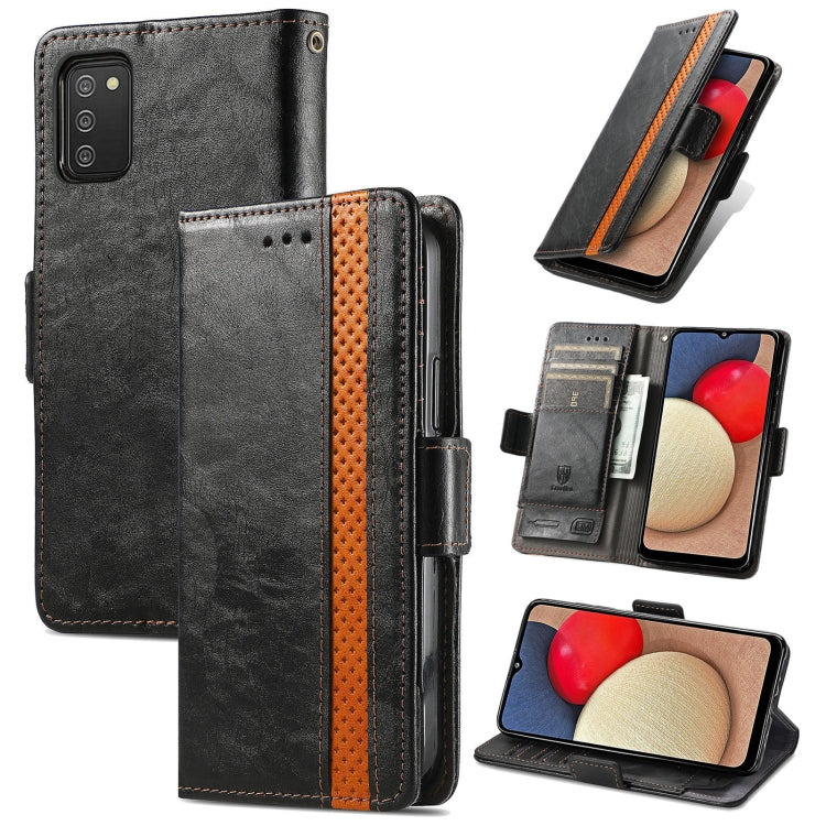 CaseNeo Business Splicing Dual Magnetic Buckle Horizontal Flip PU Leather Case with Holder & Card Slots & Wallet, For Blackview A100, For Infinix Note 10 Pro, For Oukitel C21 Pro, For OPPO Realme GT Master, For vivo V21, For ZTE Axon 30 5G             ...