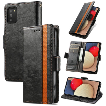 CaseNeo Business Splicing Dual Magnetic Buckle Horizontal Flip PU Leather Case with Holder & Card Slots & Wallet, For Blackview A100, For Infinix Note 10 Pro, For Oukitel C21 Pro, For OPPO Realme GT Master, For vivo V21, For ZTE Axon 30 5G             ...