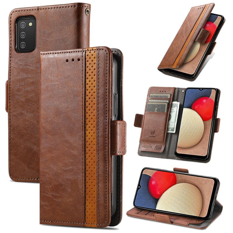 CaseNeo Business Splicing Dual Magnetic Buckle Horizontal Flip PU Leather Case with Holder & Card Slots & Wallet, For Blackview A100, For Infinix Note 10 Pro, For Oukitel C21 Pro, For OPPO Realme GT Master, For vivo V21, For ZTE Axon 30 5G             ...