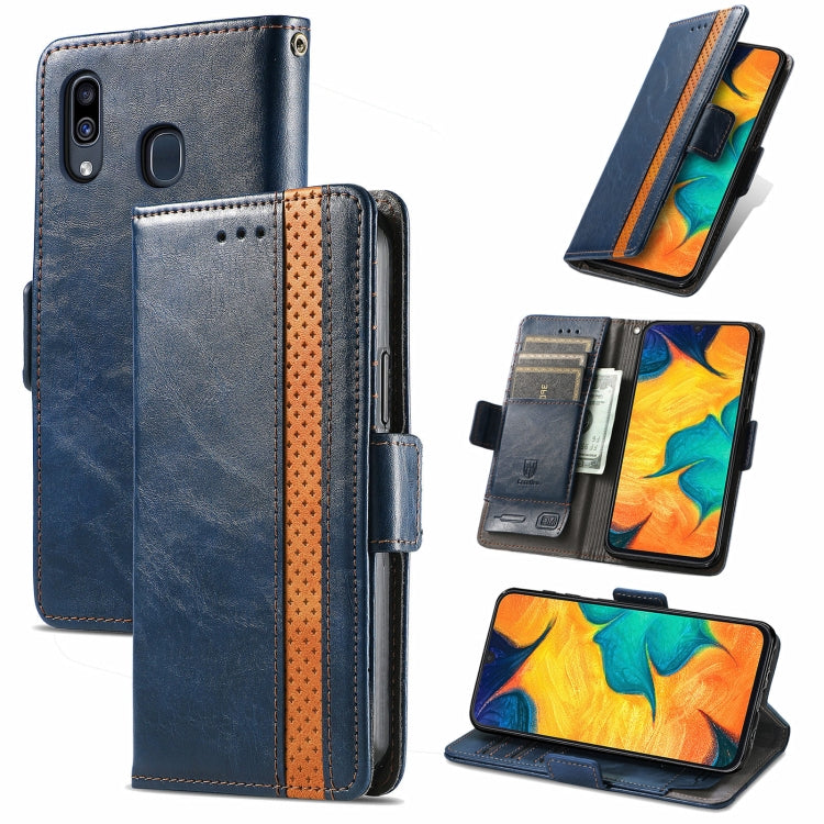 CaseNeo Business Splicing Dual Magnetic Buckle Horizontal Flip PU Leather Case with Holder & Card Slots & Wallet, For Blackview A100, For Infinix Note 10 Pro, For Oukitel C21 Pro, For OPPO Realme GT Master, For vivo V21, For ZTE Axon 30 5G             ...