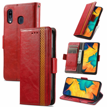 CaseNeo Business Splicing Dual Magnetic Buckle Horizontal Flip PU Leather Case with Holder & Card Slots & Wallet, For Blackview A100, For Infinix Note 10 Pro, For Oukitel C21 Pro, For OPPO Realme GT Master, For vivo V21, For ZTE Axon 30 5G             ...