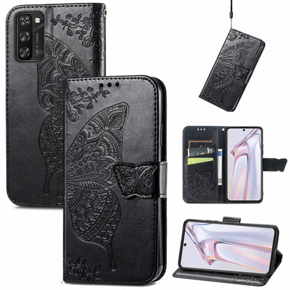 Butterfly Love Flower Embossed Horizontal Flip Leather Case with Holder & Card Slots & Wallet & Lanyard, For Blackview A100, For Huawei nova 8 SE Youth, For Infinix Hot 10T, For Infinix Note 10 Pro, For infinix Smart 5, For Motorola Moto Edge 20 Lite  ...