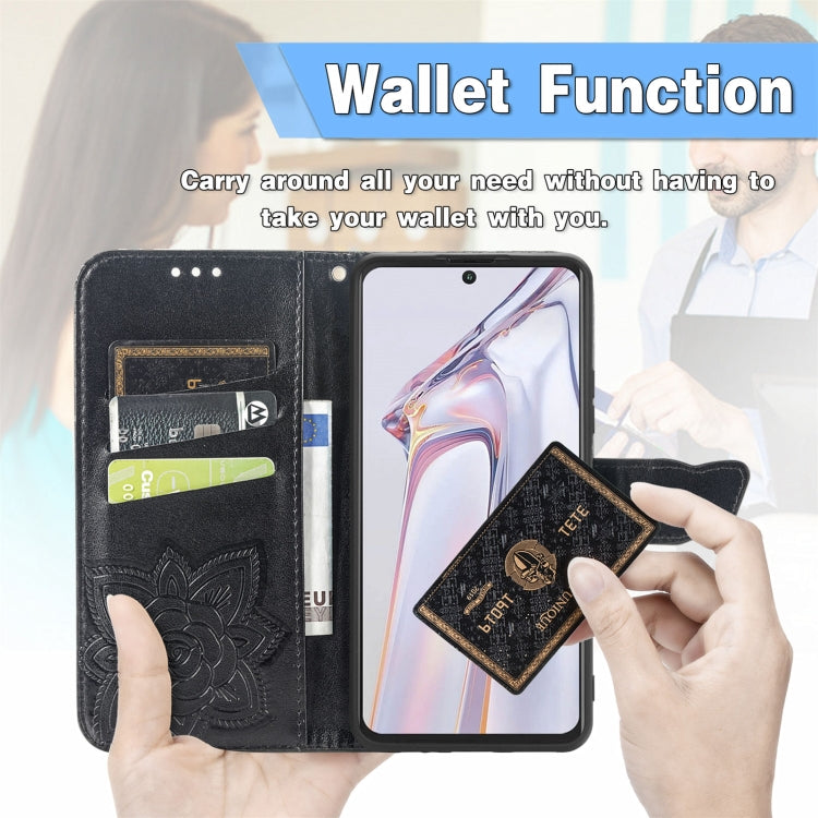 Butterfly Love Flower Embossed Horizontal Flip Leather Case with Holder & Card Slots & Wallet & Lanyard, For Blackview A100, For Huawei nova 8 SE Youth, For Infinix Hot 10T, For Infinix Note 10 Pro, For infinix Smart 5, For Motorola Moto Edge 20 Lite  ...