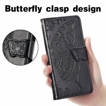 Butterfly Love Flower Embossed Horizontal Flip Leather Case with Holder & Card Slots & Wallet & Lanyard, For Blackview A100, For Huawei nova 8 SE Youth, For Infinix Hot 10T, For Infinix Note 10 Pro, For infinix Smart 5, For Motorola Moto Edge 20 Lite  ...