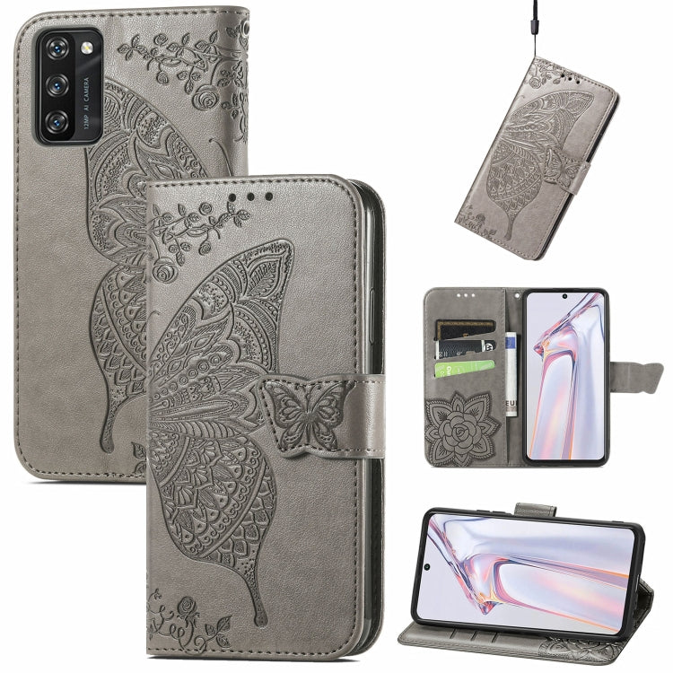 Butterfly Love Flower Embossed Horizontal Flip Leather Case with Holder & Card Slots & Wallet & Lanyard, For Blackview A100, For Huawei nova 8 SE Youth, For Infinix Hot 10T, For Infinix Note 10 Pro, For infinix Smart 5, For Motorola Moto Edge 20 Lite  ...