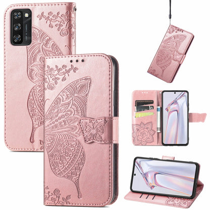 Butterfly Love Flower Embossed Horizontal Flip Leather Case with Holder & Card Slots & Wallet & Lanyard, For Blackview A100, For Huawei nova 8 SE Youth, For Infinix Hot 10T, For Infinix Note 10 Pro, For infinix Smart 5, For Motorola Moto Edge 20 Lite  ...
