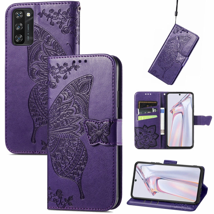 Butterfly Love Flower Embossed Horizontal Flip Leather Case with Holder & Card Slots & Wallet & Lanyard, For Blackview A100, For Huawei nova 8 SE Youth, For Infinix Hot 10T, For Infinix Note 10 Pro, For infinix Smart 5, For Motorola Moto Edge 20 Lite  ...