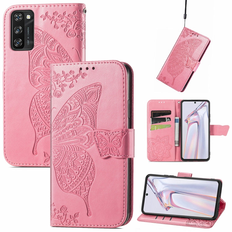 Butterfly Love Flower Embossed Horizontal Flip Leather Case with Holder & Card Slots & Wallet & Lanyard, For Blackview A100, For Huawei nova 8 SE Youth, For Infinix Hot 10T, For Infinix Note 10 Pro, For infinix Smart 5, For Motorola Moto Edge 20 Lite  ...