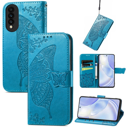 Butterfly Love Flower Embossed Horizontal Flip Leather Case with Holder & Card Slots & Wallet & Lanyard, For Blackview A100, For Huawei nova 8 SE Youth, For Infinix Hot 10T, For Infinix Note 10 Pro, For infinix Smart 5, For Motorola Moto Edge 20 Lite  ...