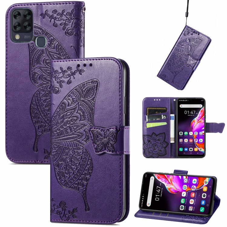 Butterfly Love Flower Embossed Horizontal Flip Leather Case with Holder & Card Slots & Wallet & Lanyard, For Blackview A100, For Huawei nova 8 SE Youth, For Infinix Hot 10T, For Infinix Note 10 Pro, For infinix Smart 5, For Motorola Moto Edge 20 Lite  ...
