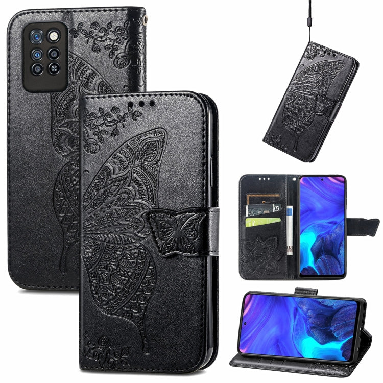 Butterfly Love Flower Embossed Horizontal Flip Leather Case with Holder & Card Slots & Wallet & Lanyard, For Blackview A100, For Huawei nova 8 SE Youth, For Infinix Hot 10T, For Infinix Note 10 Pro, For infinix Smart 5, For Motorola Moto Edge 20 Lite  ...