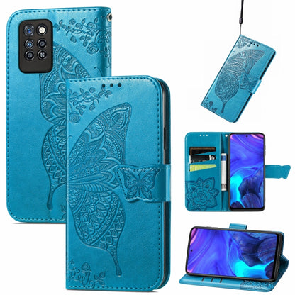Butterfly Love Flower Embossed Horizontal Flip Leather Case with Holder & Card Slots & Wallet & Lanyard, For Blackview A100, For Huawei nova 8 SE Youth, For Infinix Hot 10T, For Infinix Note 10 Pro, For infinix Smart 5, For Motorola Moto Edge 20 Lite  ...