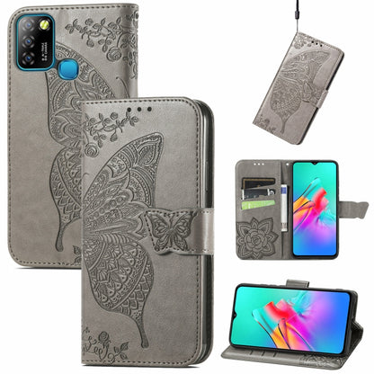 Butterfly Love Flower Embossed Horizontal Flip Leather Case with Holder & Card Slots & Wallet & Lanyard, For Blackview A100, For Huawei nova 8 SE Youth, For Infinix Hot 10T, For Infinix Note 10 Pro, For infinix Smart 5, For Motorola Moto Edge 20 Lite  ...