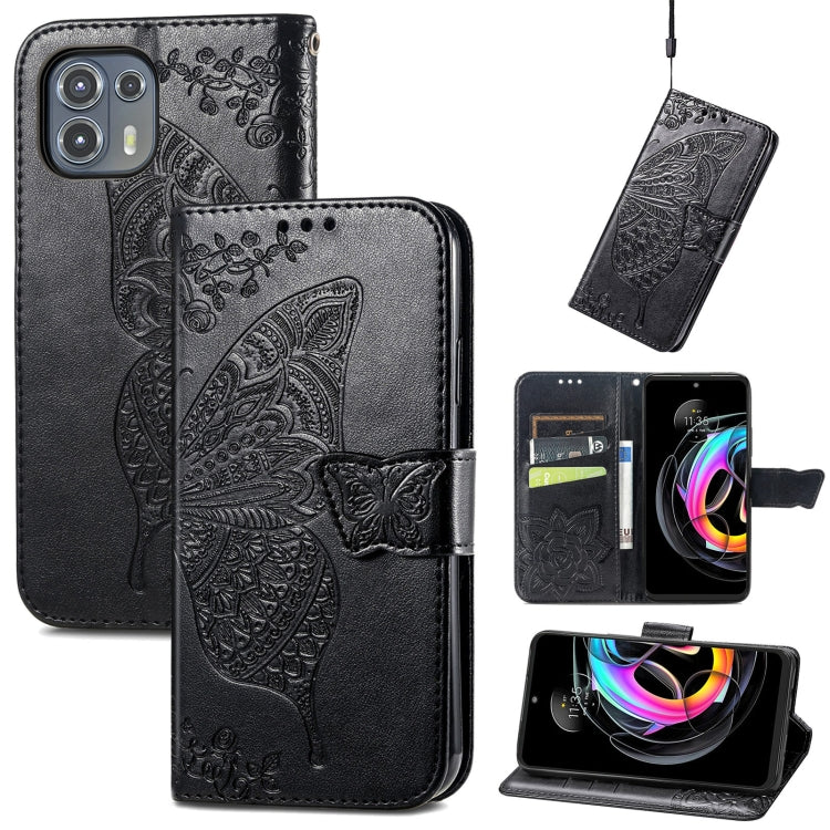 Butterfly Love Flower Embossed Horizontal Flip Leather Case with Holder & Card Slots & Wallet & Lanyard, For Blackview A100, For Huawei nova 8 SE Youth, For Infinix Hot 10T, For Infinix Note 10 Pro, For infinix Smart 5, For Motorola Moto Edge 20 Lite  ...