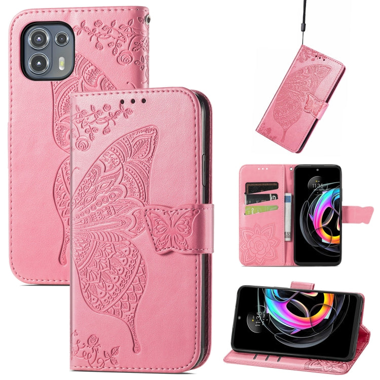 Butterfly Love Flower Embossed Horizontal Flip Leather Case with Holder & Card Slots & Wallet & Lanyard, For Blackview A100, For Huawei nova 8 SE Youth, For Infinix Hot 10T, For Infinix Note 10 Pro, For infinix Smart 5, For Motorola Moto Edge 20 Lite  ...