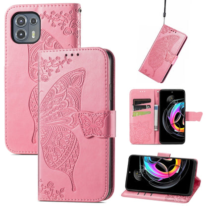 Butterfly Love Flower Embossed Horizontal Flip Leather Case with Holder & Card Slots & Wallet & Lanyard, For Blackview A100, For Huawei nova 8 SE Youth, For Infinix Hot 10T, For Infinix Note 10 Pro, For infinix Smart 5, For Motorola Moto Edge 20 Lite  ...
