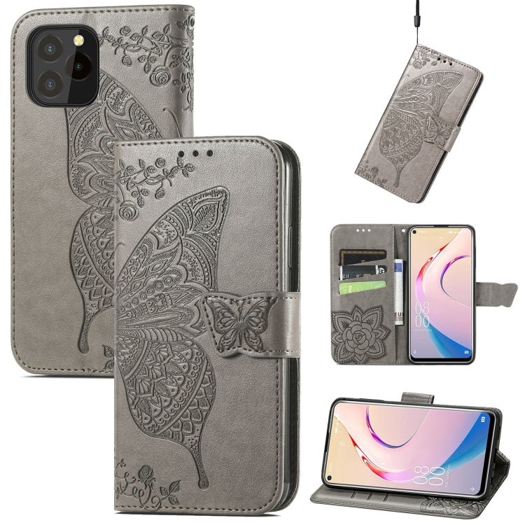 Butterfly Love Flower Embossed Horizontal Flip Leather Case with Holder & Card Slots & Wallet & Lanyard, For Blackview A100, For Huawei nova 8 SE Youth, For Infinix Hot 10T, For Infinix Note 10 Pro, For infinix Smart 5, For Motorola Moto Edge 20 Lite  ...
