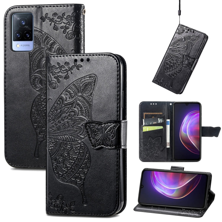Butterfly Love Flower Embossed Horizontal Flip Leather Case with Holder & Card Slots & Wallet & Lanyard, For Blackview A100, For Huawei nova 8 SE Youth, For Infinix Hot 10T, For Infinix Note 10 Pro, For infinix Smart 5, For Motorola Moto Edge 20 Lite  ...