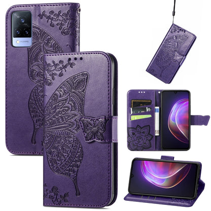 Butterfly Love Flower Embossed Horizontal Flip Leather Case with Holder & Card Slots & Wallet & Lanyard, For Blackview A100, For Huawei nova 8 SE Youth, For Infinix Hot 10T, For Infinix Note 10 Pro, For infinix Smart 5, For Motorola Moto Edge 20 Lite  ...