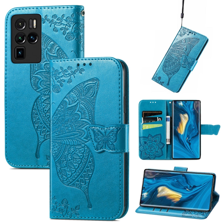 Butterfly Love Flower Embossed Horizontal Flip Leather Case with Holder & Card Slots & Wallet & Lanyard, For Blackview A100, For Huawei nova 8 SE Youth, For Infinix Hot 10T, For Infinix Note 10 Pro, For infinix Smart 5, For Motorola Moto Edge 20 Lite  ...
