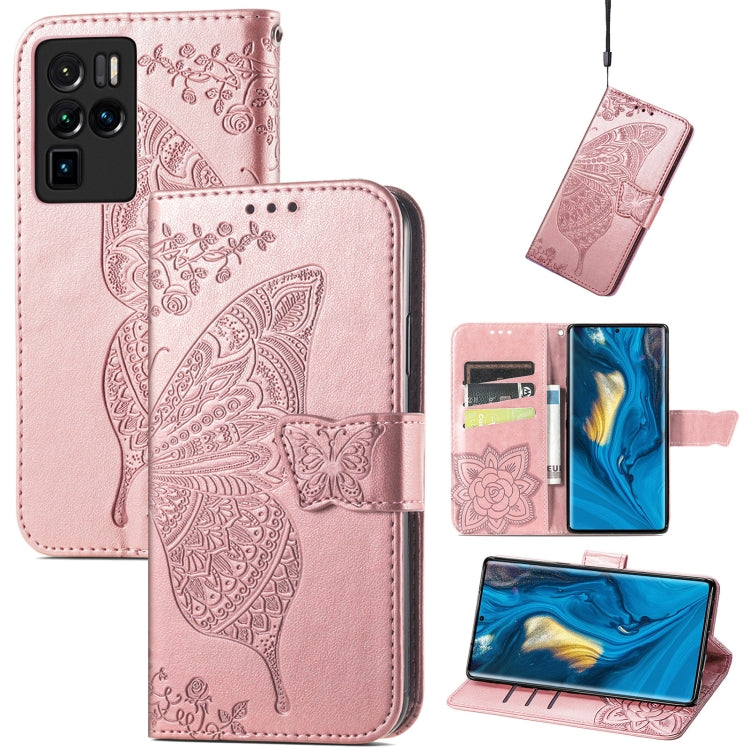 Butterfly Love Flower Embossed Horizontal Flip Leather Case with Holder & Card Slots & Wallet & Lanyard, For Blackview A100, For Huawei nova 8 SE Youth, For Infinix Hot 10T, For Infinix Note 10 Pro, For infinix Smart 5, For Motorola Moto Edge 20 Lite  ...
